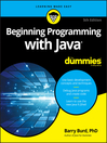 Cover image for Beginning Programming with Java For Dummies